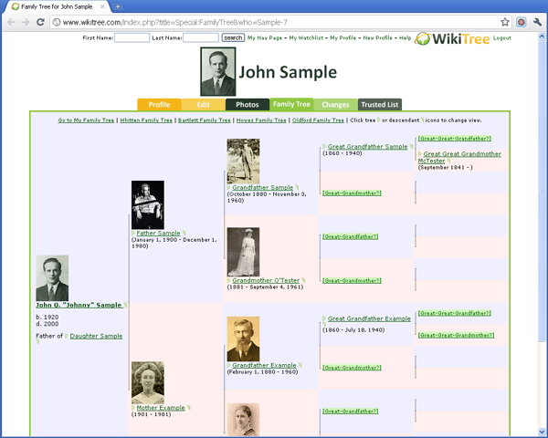 Family Tree Diagram Template Free