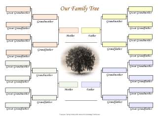 Family Tree Diagram Template Microsoft Word