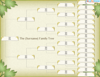 Family Tree Diagram Template Microsoft Word