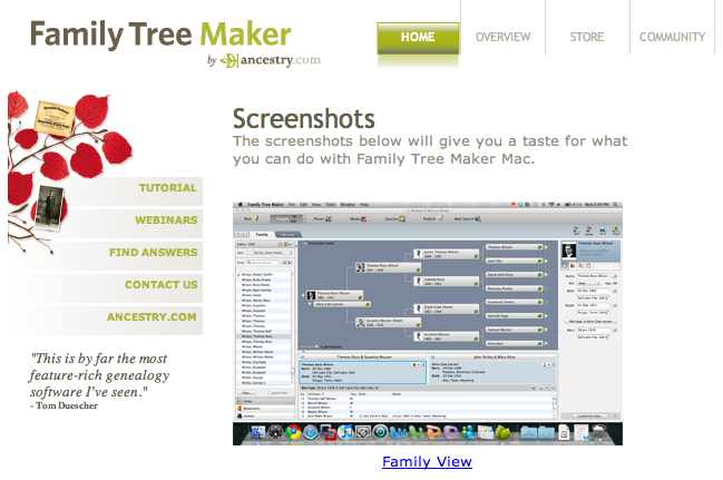 Family Tree Maker Software For Mac