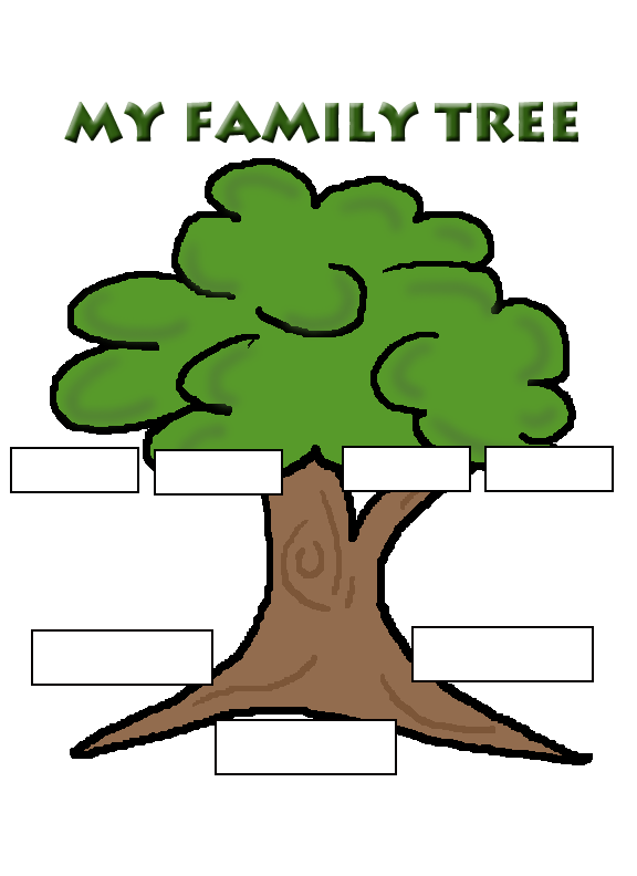 Family Tree Template For Children With Siblings