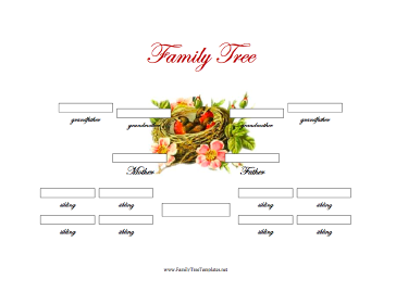 Family Tree Template For Children With Siblings