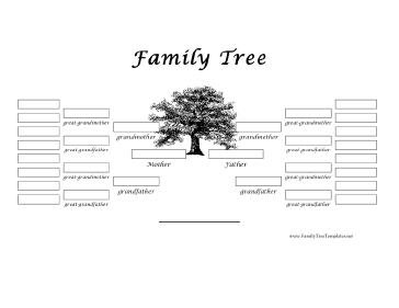 Family Tree Template For Kids 3 Generations