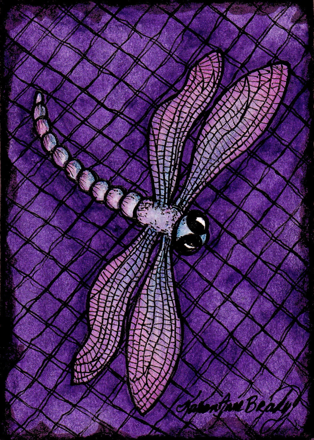 Fantasy Dragonfly Artwork