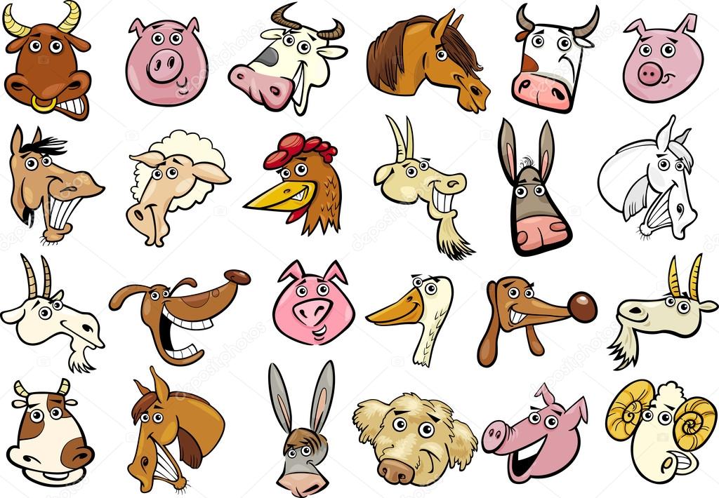 Farm Animals Cartoon Pictures