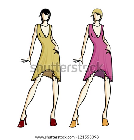 Fashion Design Templates Female Free