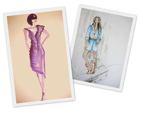 Fashion Illustration Sketches Templates