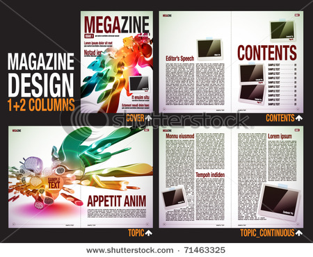 Fashion Magazine Design Layout