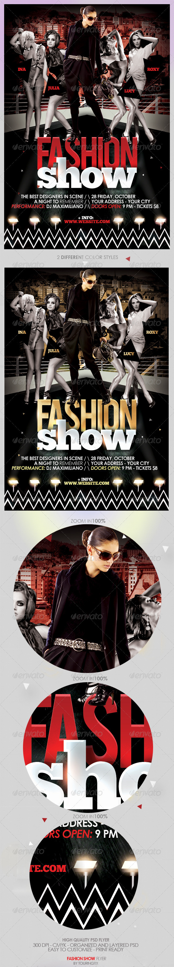 Fashion Show Flyer Templates