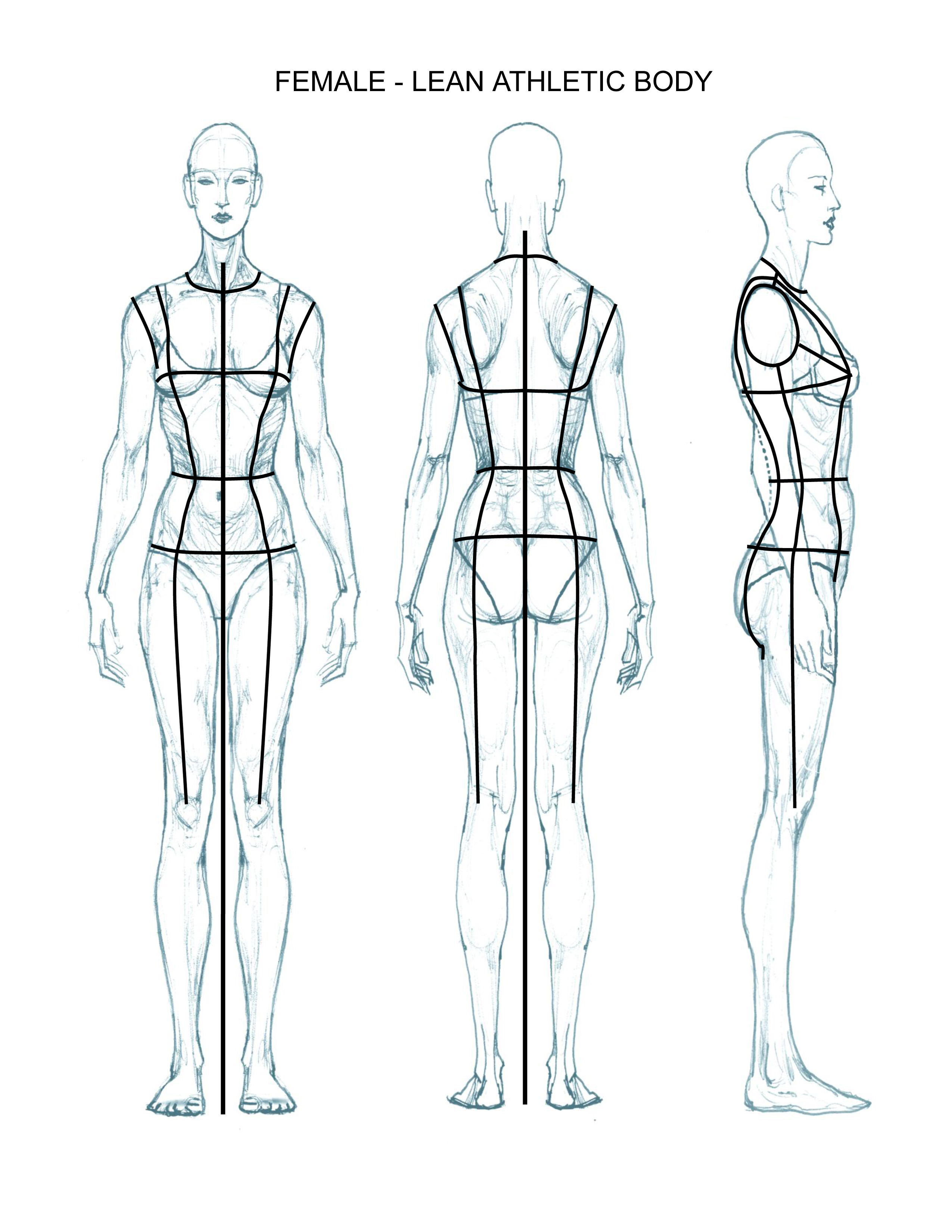 Fashion Sketches Template Free