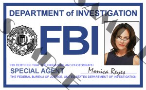 Fbi Id Card Template Free