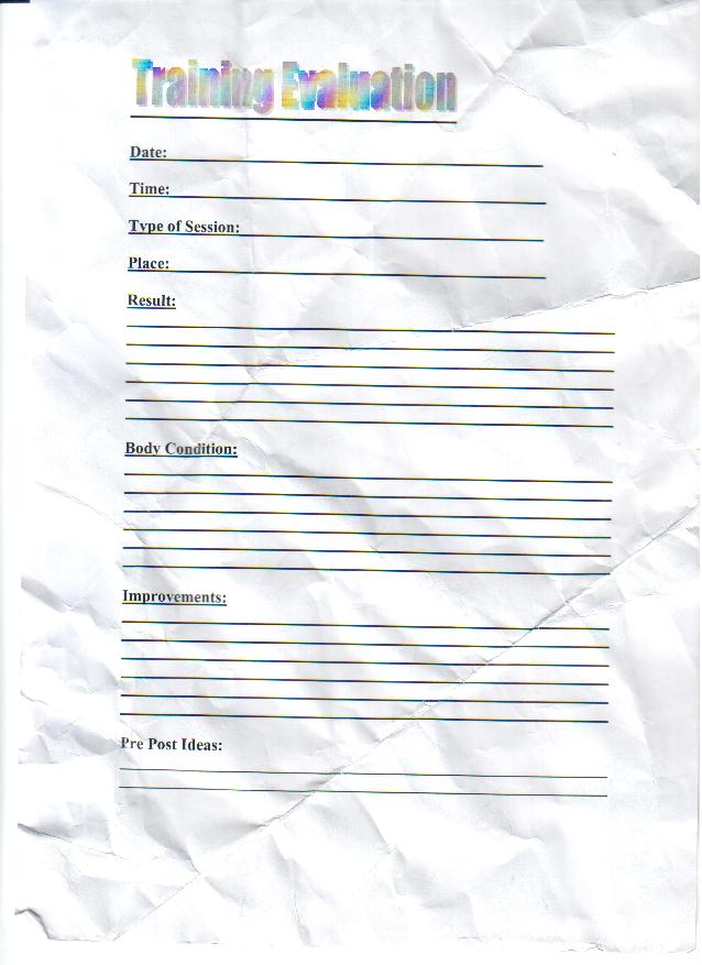 Feedback Forms For Training