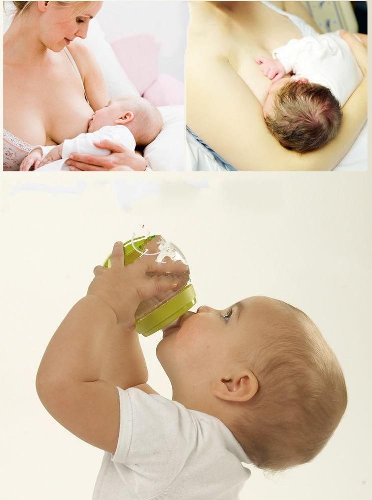 Feeding Baby Milk From A Cup