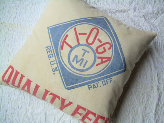 Feedsack Pillows