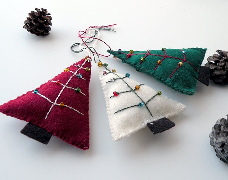 Felt Christmas Tree Decorations To Make