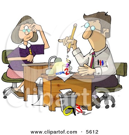 Female Accountant Clipart