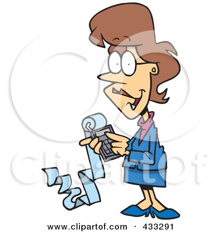 Female Accountant Clipart