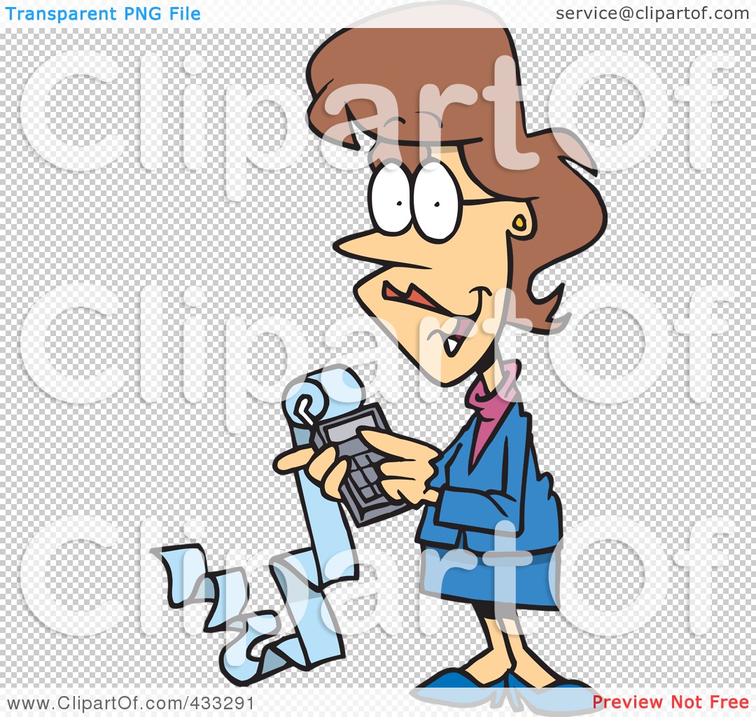 Female Accountant Clipart