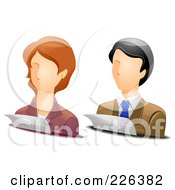 Female Accountant Clipart