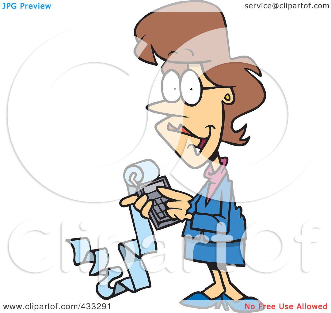 Female Accountant Clipart