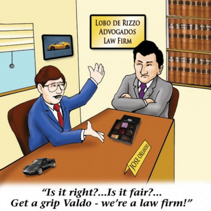 Female Lawyer Cartoon