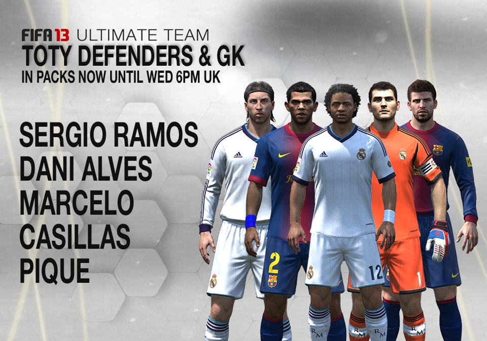 Fifa 13 Ultimate Team Team Of The Year