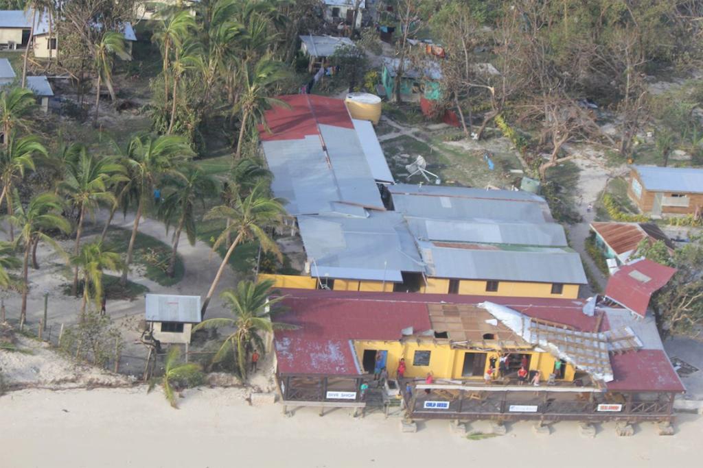 Fiji Cyclone Damage Map