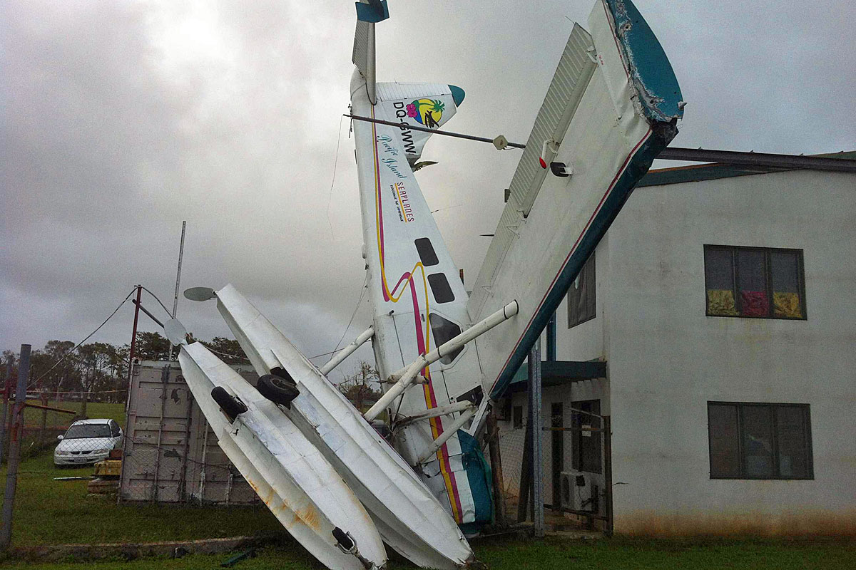 Fiji Cyclone Evan Images