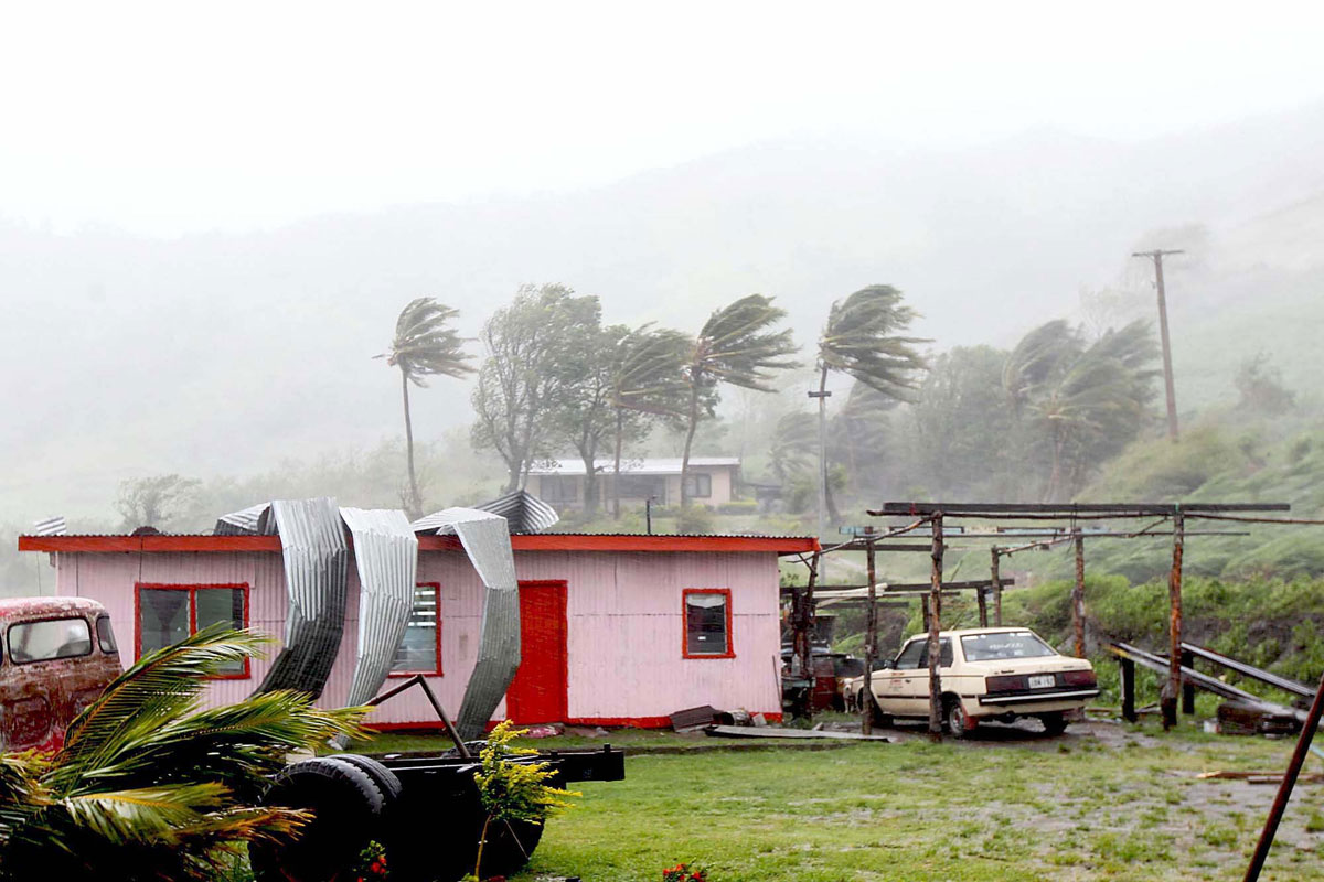 Fiji Cyclone Evan Images