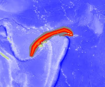 Fiji Cyclone Evan Track