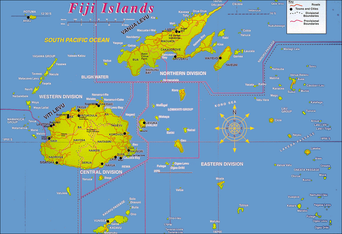 Fiji Islands Location