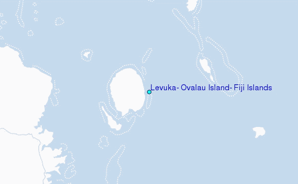 Fiji Islands Map Location