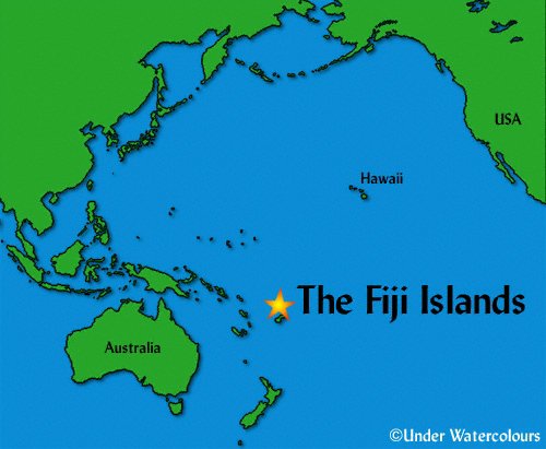 Fiji Islands Map World