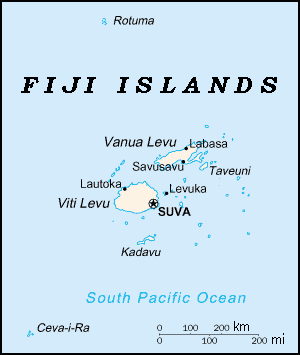 Fiji Map