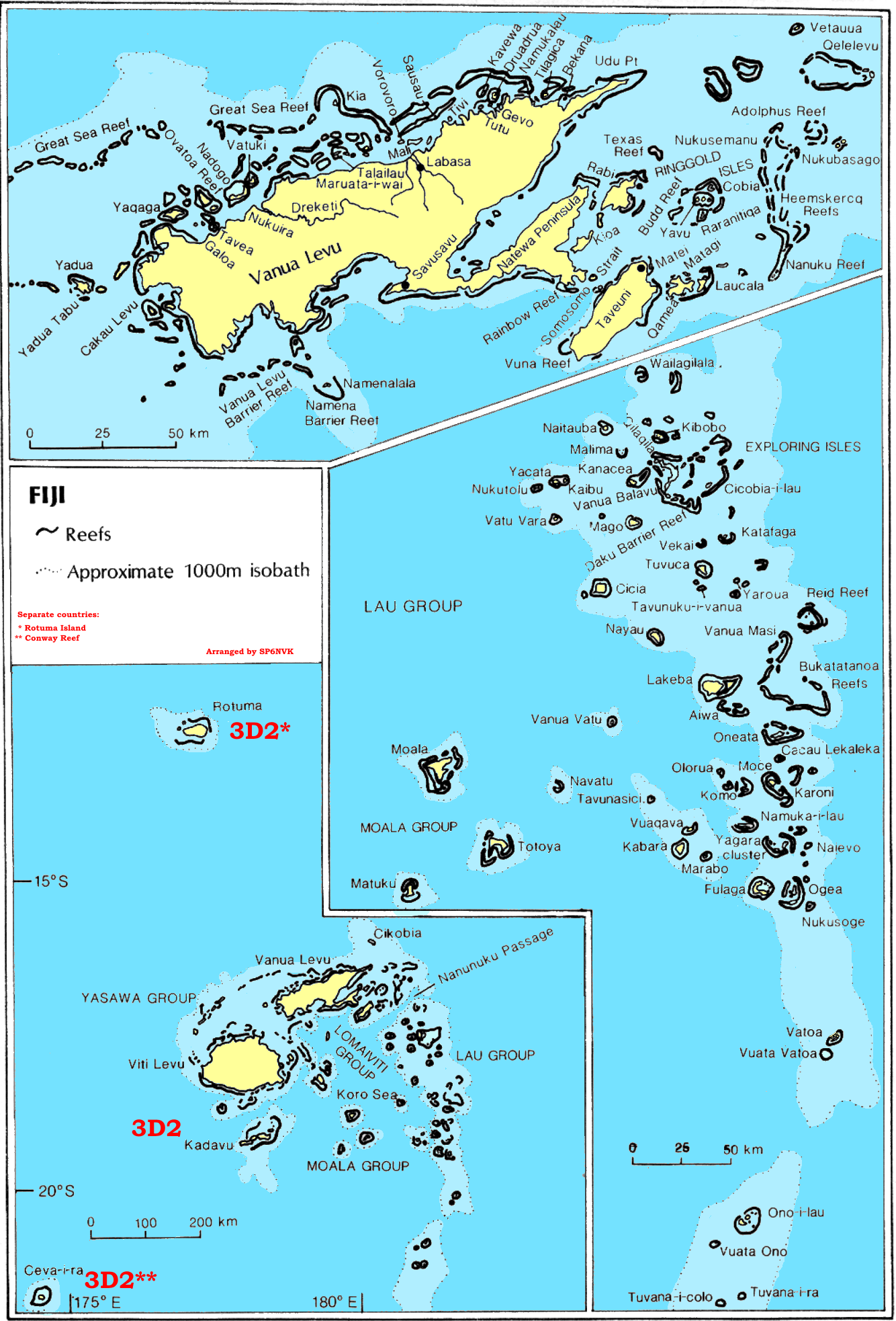 Fiji Map