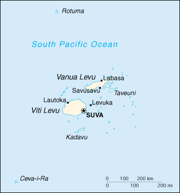 Fiji Map Pdf