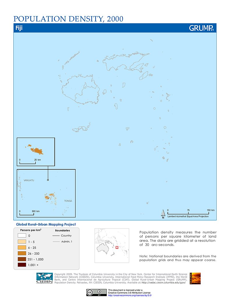 Fiji Map Pdf