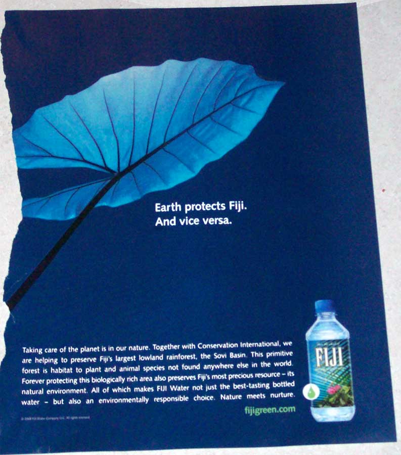 Fiji Water Advertising