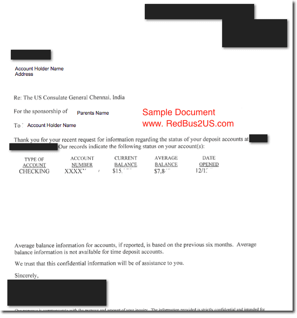 Financial Sponsorship Letter For Visa