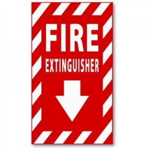 Fire Extinguisher Sign Board