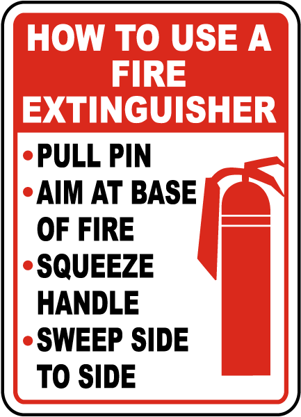 Fire Extinguisher Signage