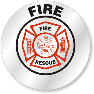 Firefighter Helmet Decals