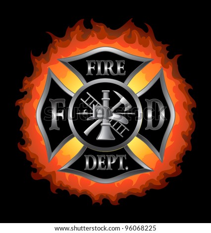 Firefighter Logo Vector