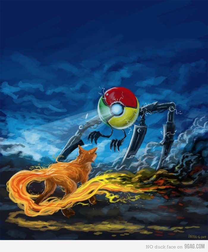 Firefox Chrome Internet Explorer Cartoon