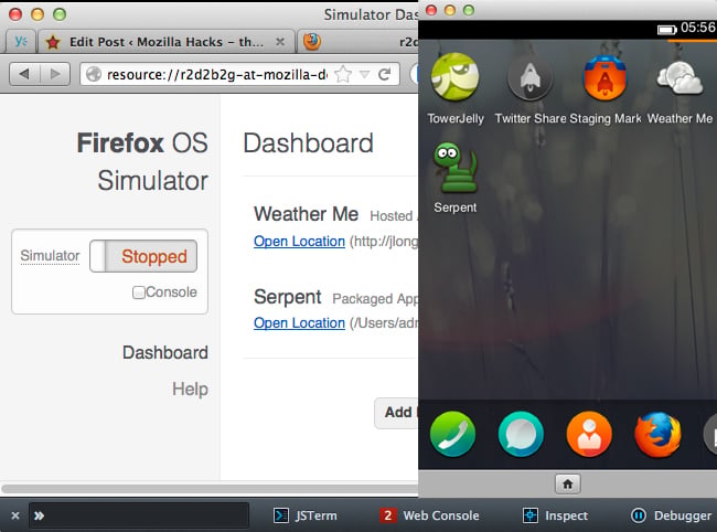 Firefox Os Simulator