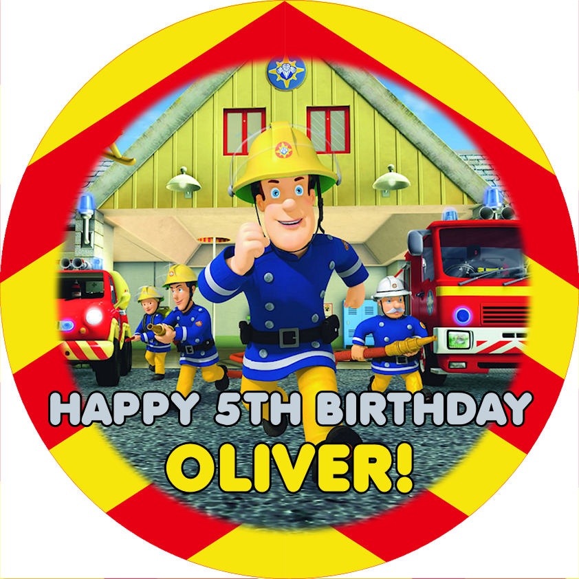 Fireman Sam Cake Decorations