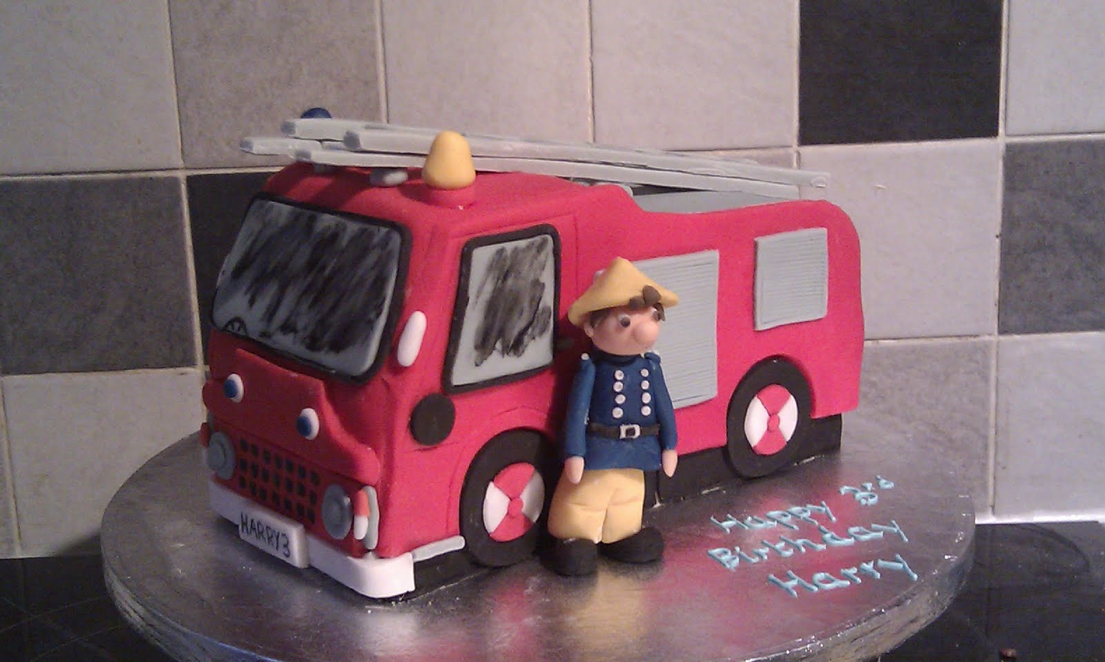 Fireman Sam Cake Pops