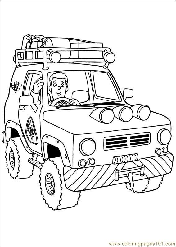 Fireman Sam Pictures To Color