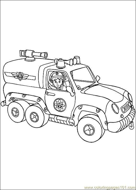 Fireman Sam Pictures To Color