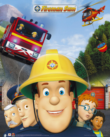 Fireman Sam Wallpaper Mural